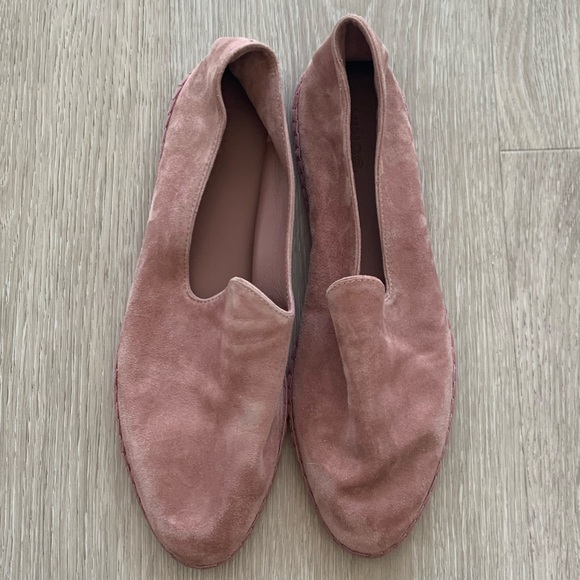 Vince. Pink Suede Espadrilles - Picture 3 of 9